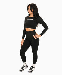 Women's Sculpting Leggings - Black - Active