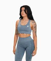 Figurformende Leggings für Damen – Blau – Active