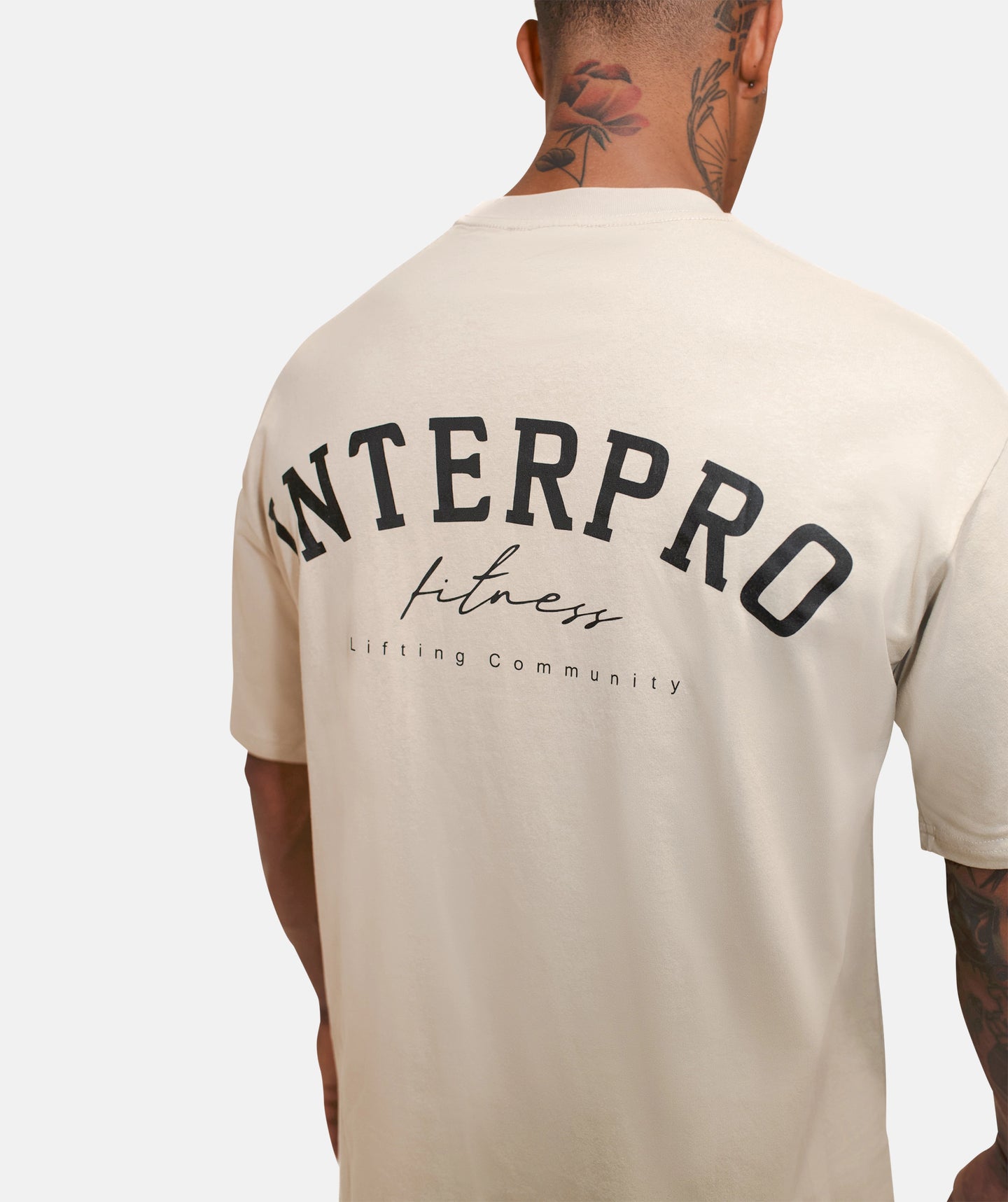 Oversize-T-Shirt für Herren - Beige