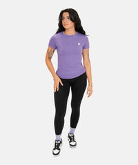 Women's Slim Fit T Shirt - Lilac