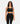 Damen Cross Back Sport-BH – Schwarz