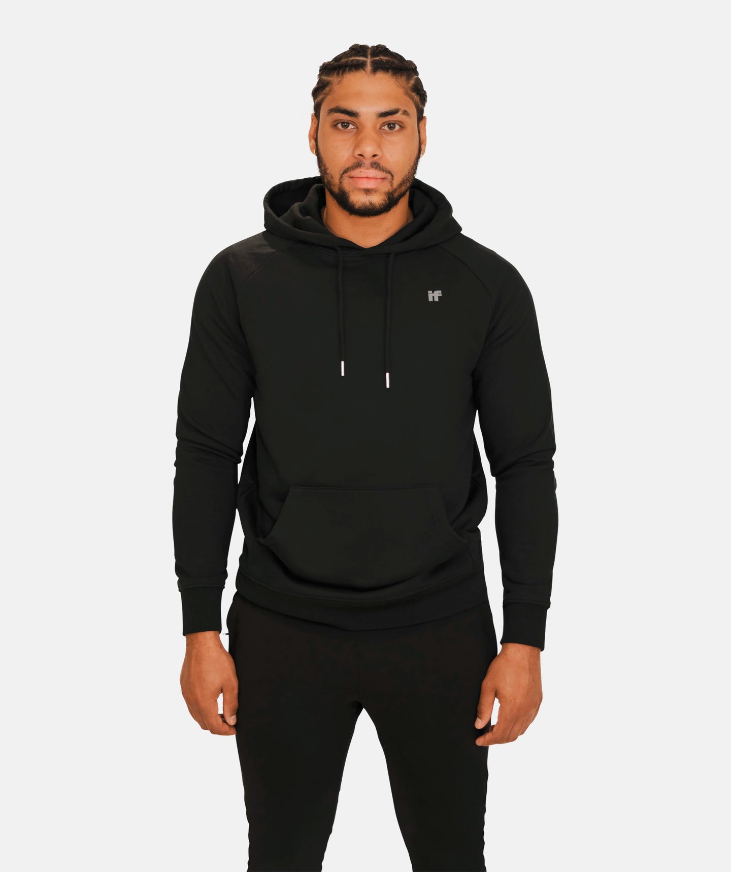 Mens Black Gym Hoodie