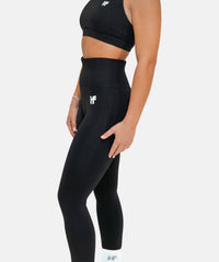 Figurformende Leggings für Damen - Schwarz
