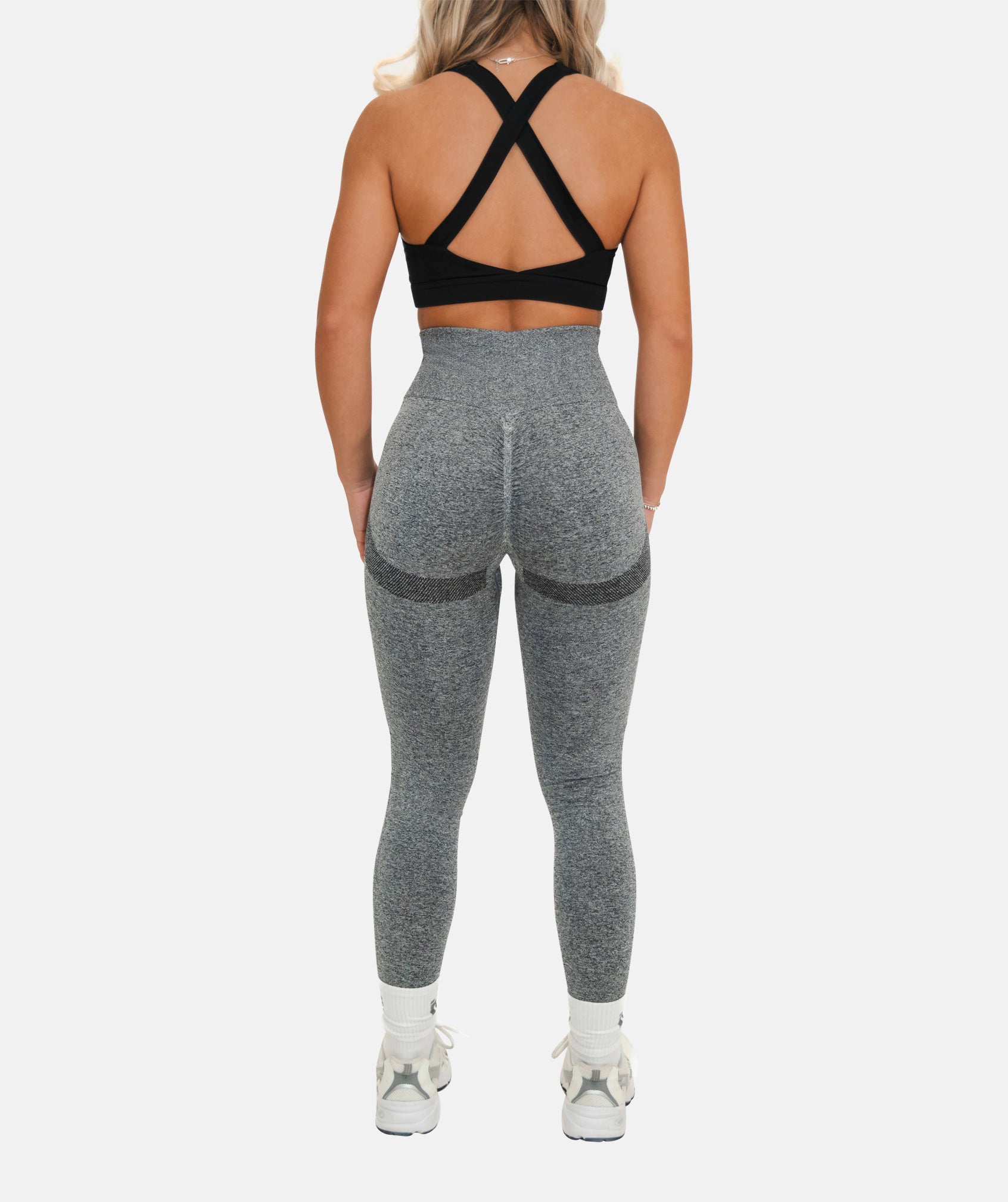 Figurformende Leggings für Damen - Grau