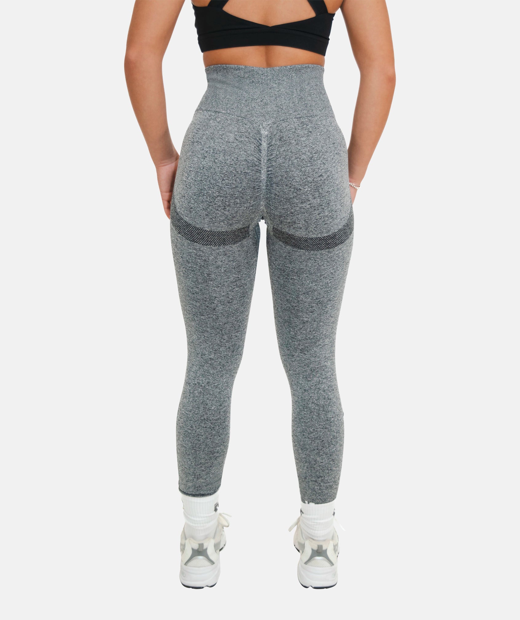 Figurformende Leggings für Damen - Grau
