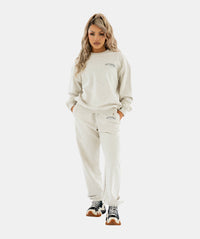 Women's Oversized Sweater Creme Marl