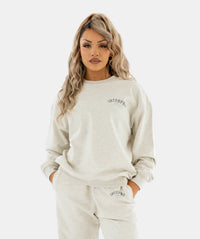 Survêtement oversize pour femme - Gris clair