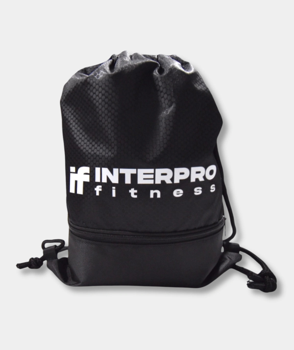 black drawstring gym bag 