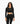 Women's Long Sleeve Crop - Black