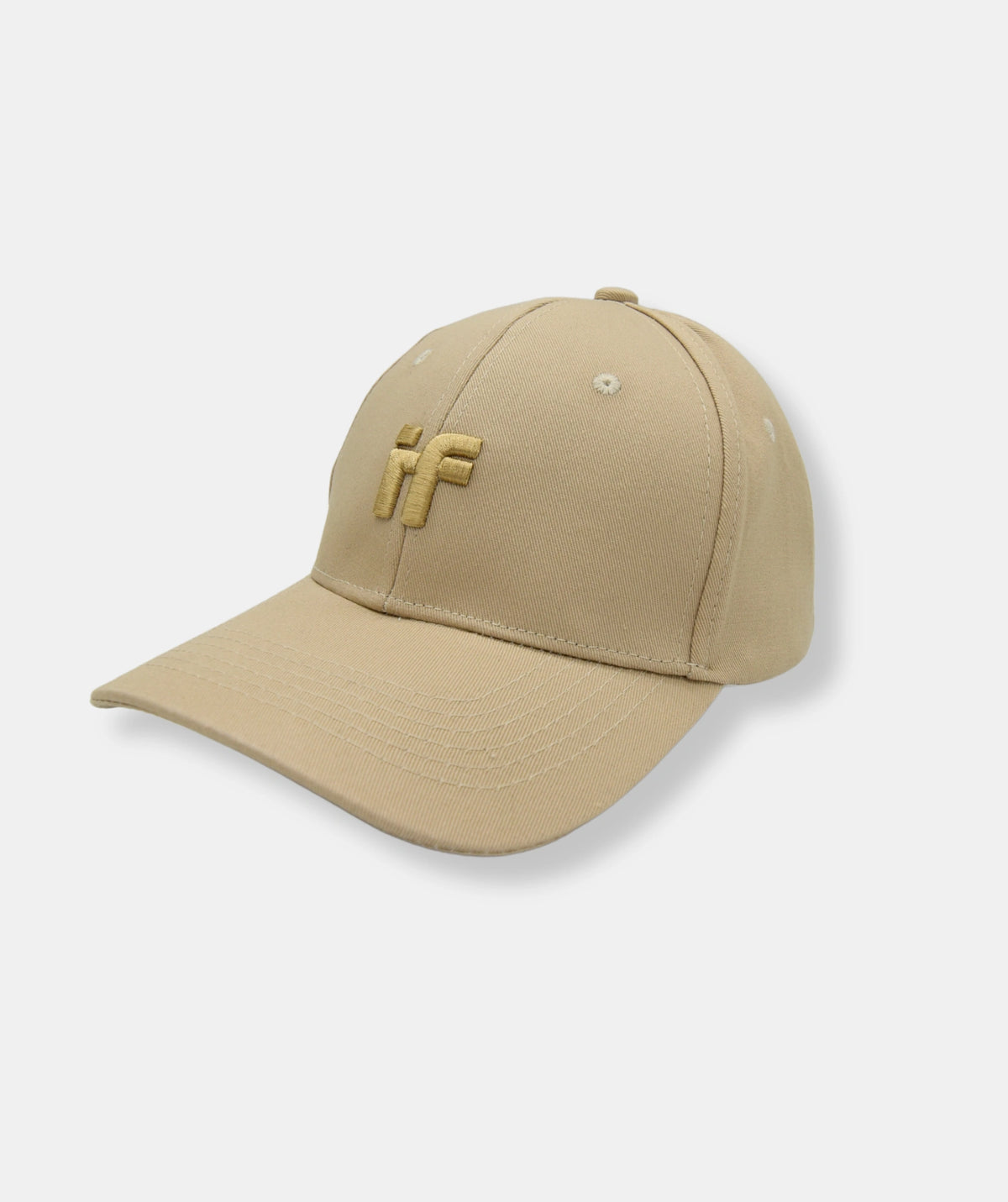 beige baseball cap