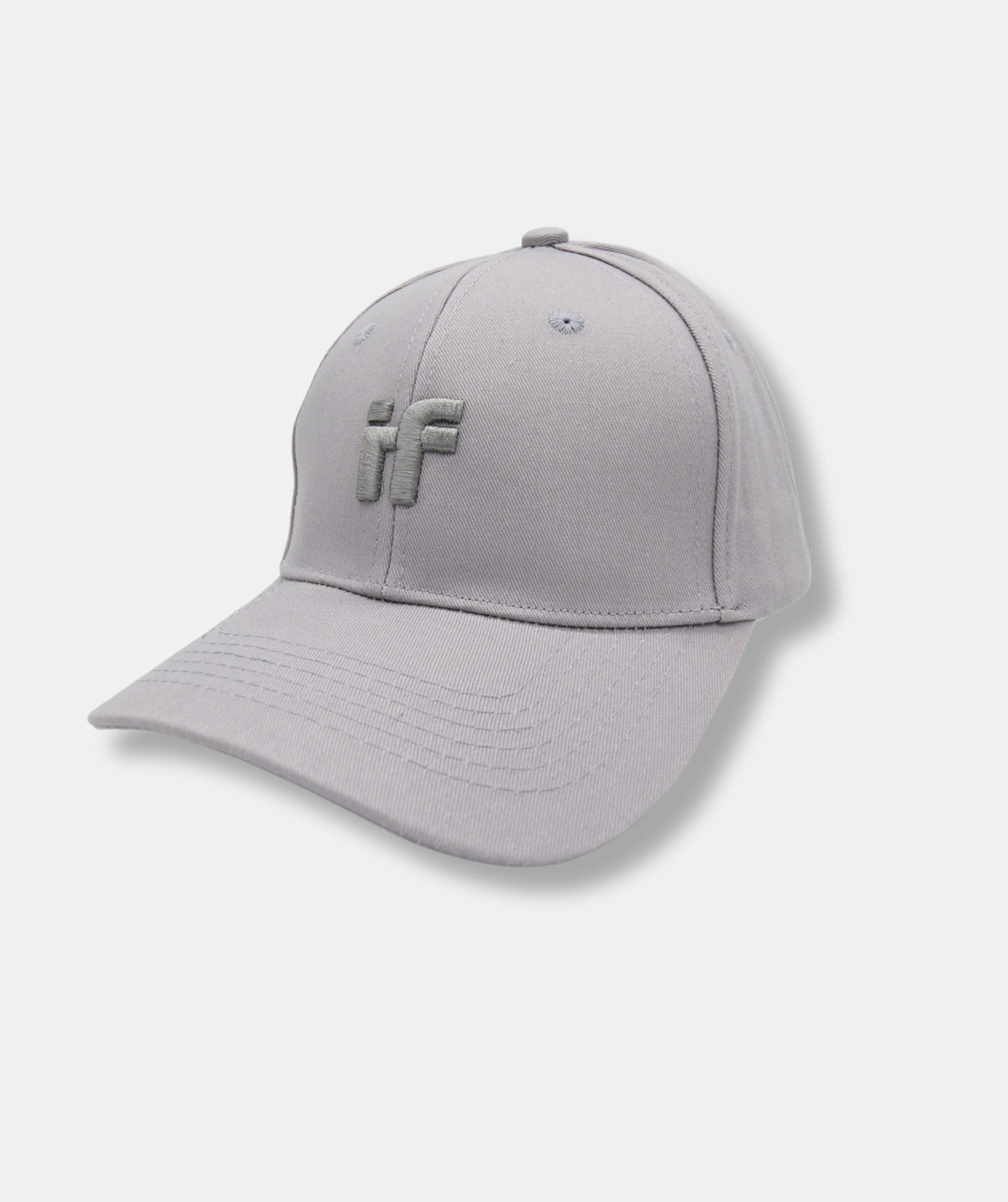 light gray baseball cap