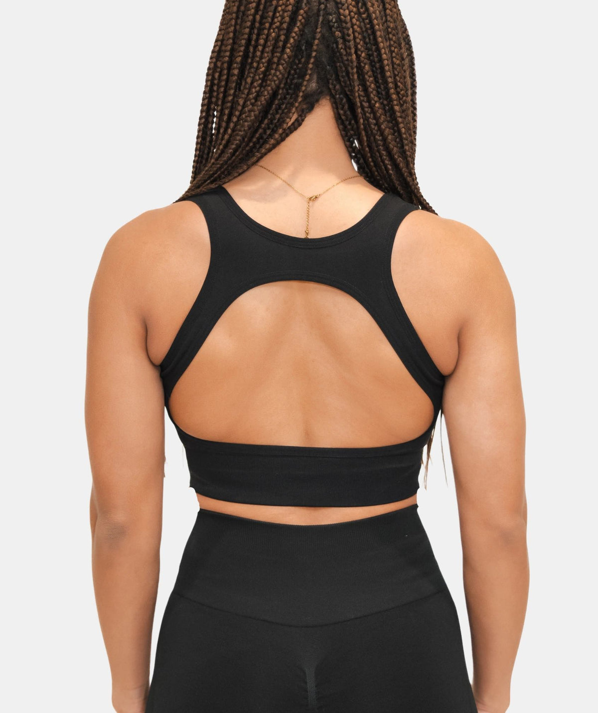 Black Interpro Fitness Sports Bra