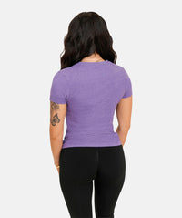 Women's Slim Fit T Shirt - Purple