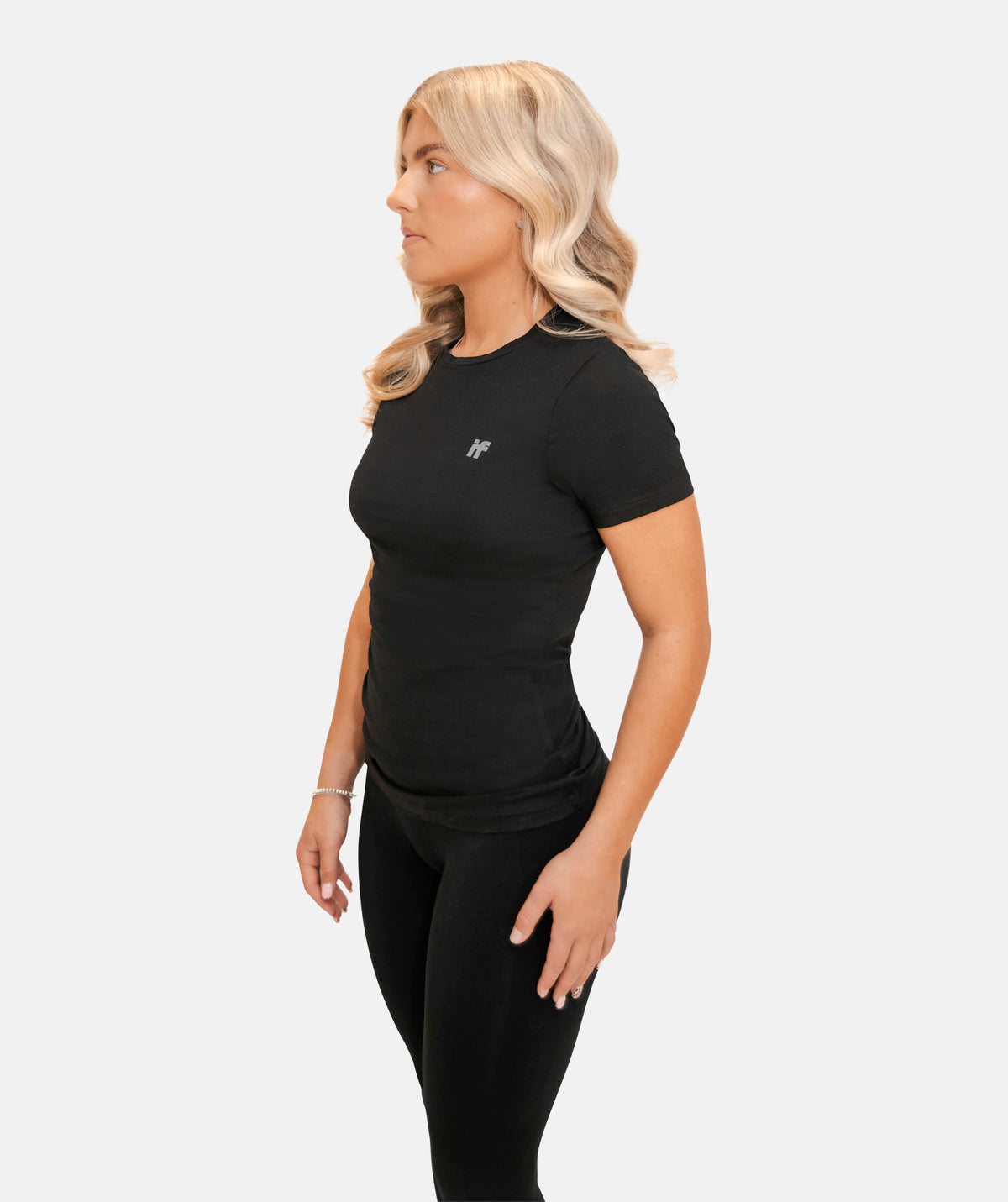 interpro black slim fit t-shirt