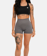 Women's Seamless Shorts - Grey