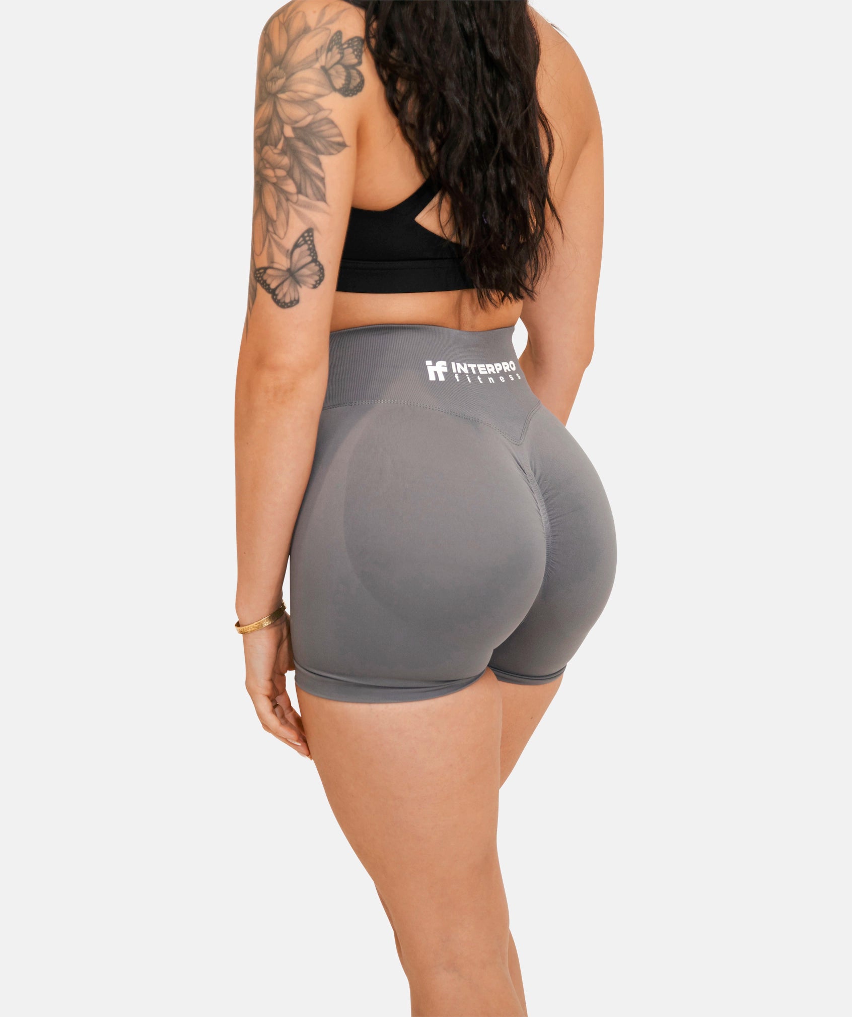 Women's Seamless Shorts - Grey