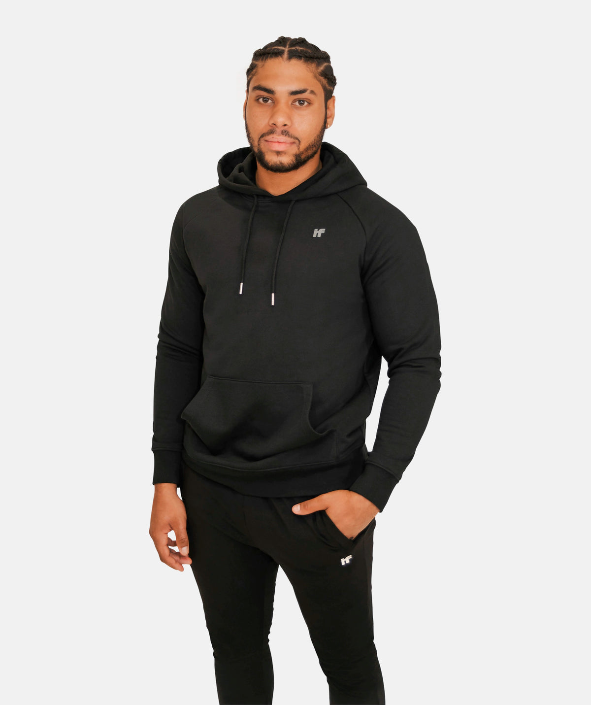 Mens Black Gym Hoodie