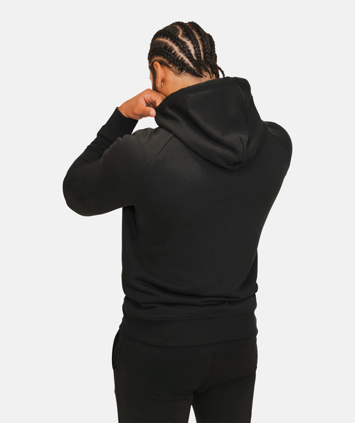 Mens Black Hoodie