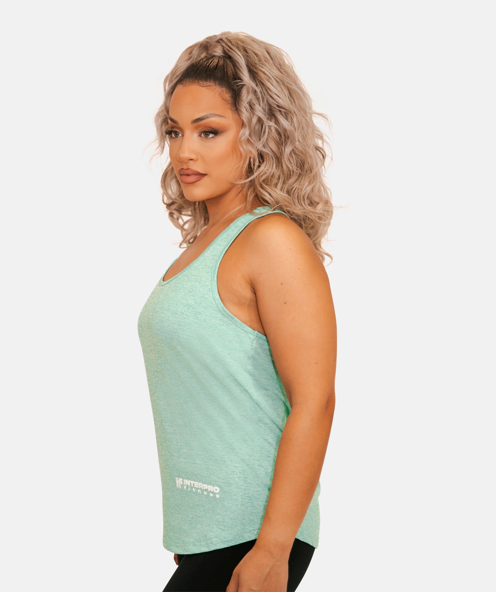 Women's Gym Vest - Mint Green