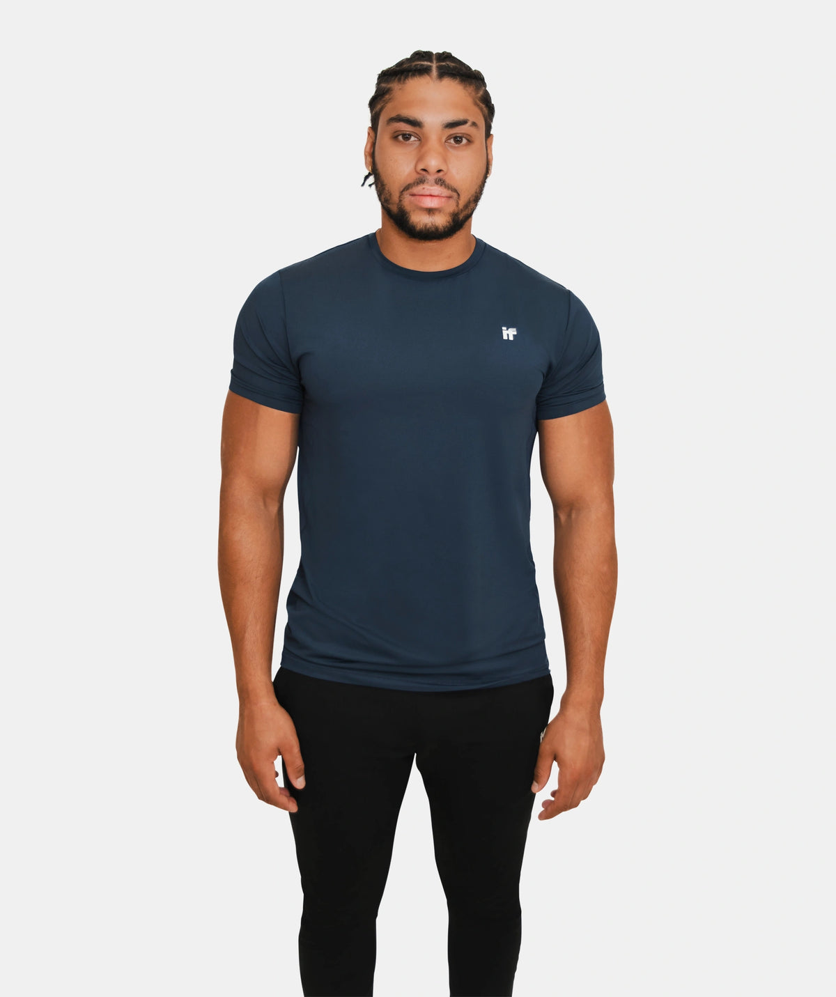 blue breathable T-shirt 