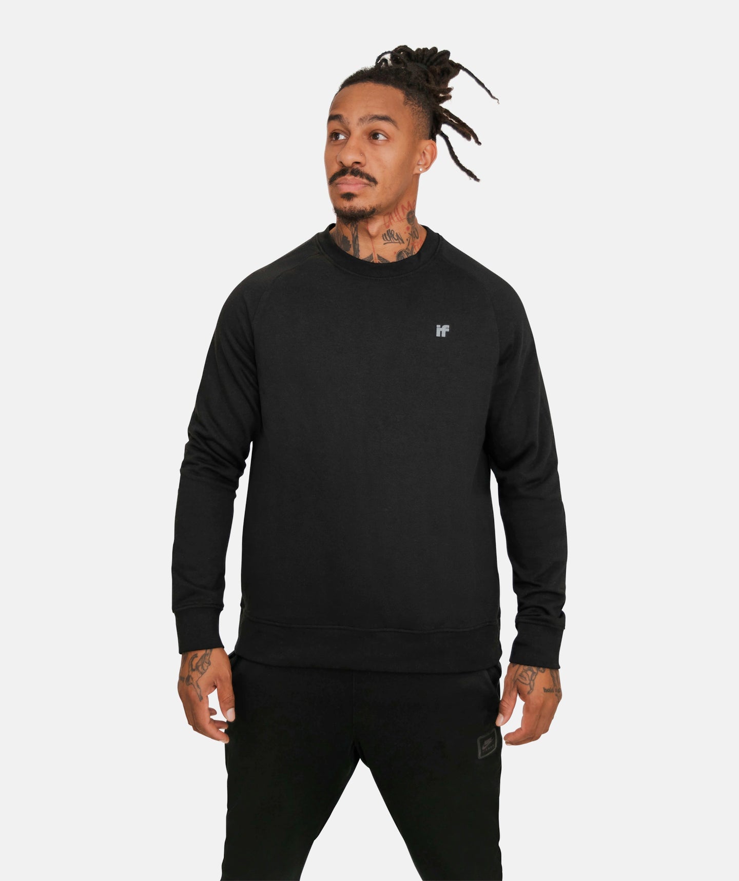 Men's Black Gym Sweater