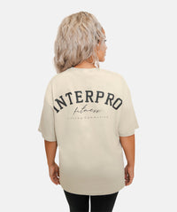 Women's Oversized T Shirt - Beige