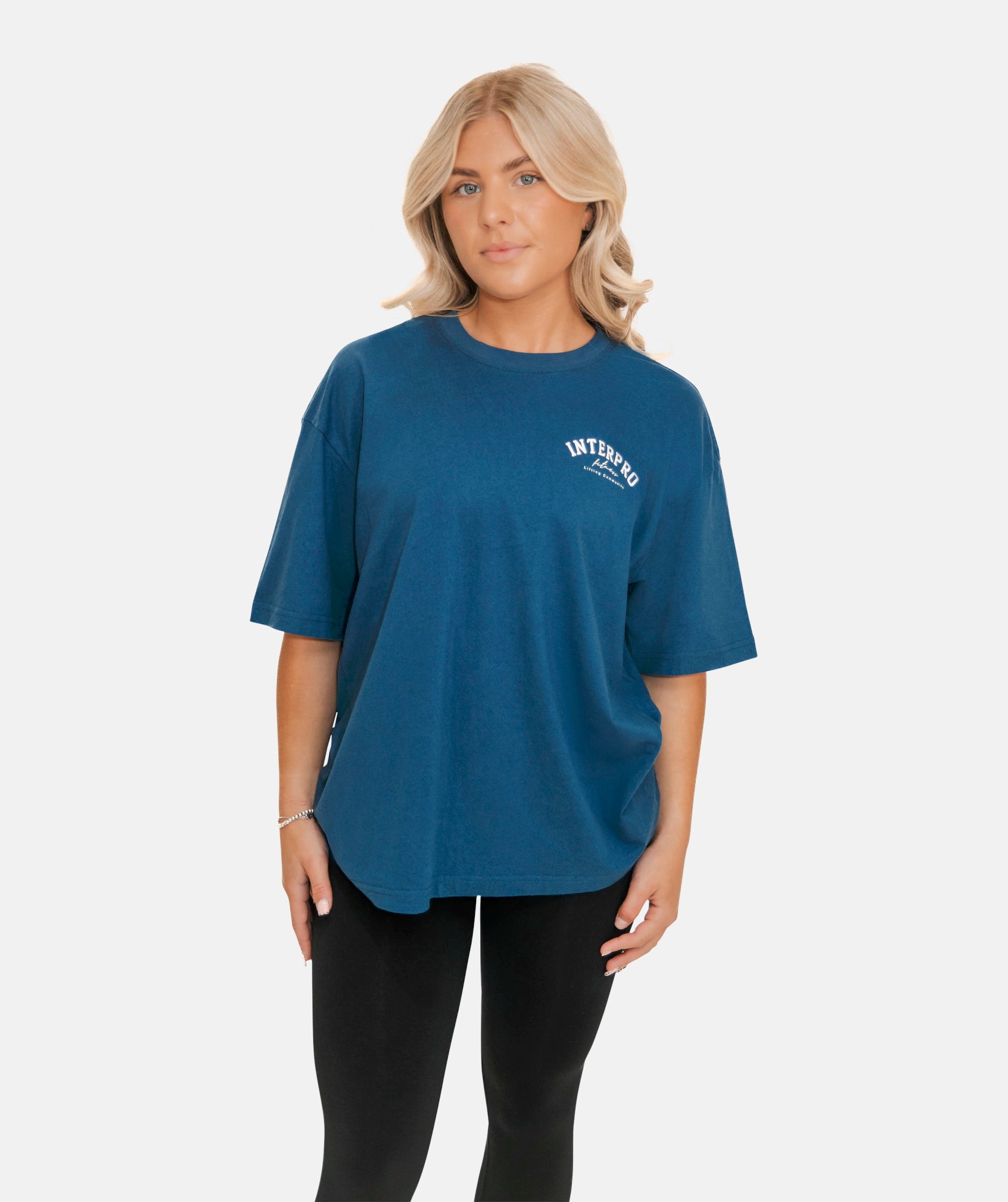 Women's Oversized T Shirt - Blue