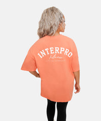 Women's Oversized T Shirt - Peach