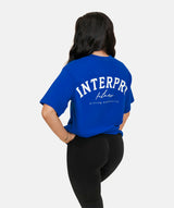 Women's Oversized T Shirt - Bold Blue