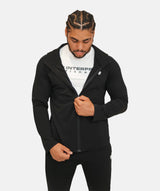 Men's Zip Up Hoodie - Black