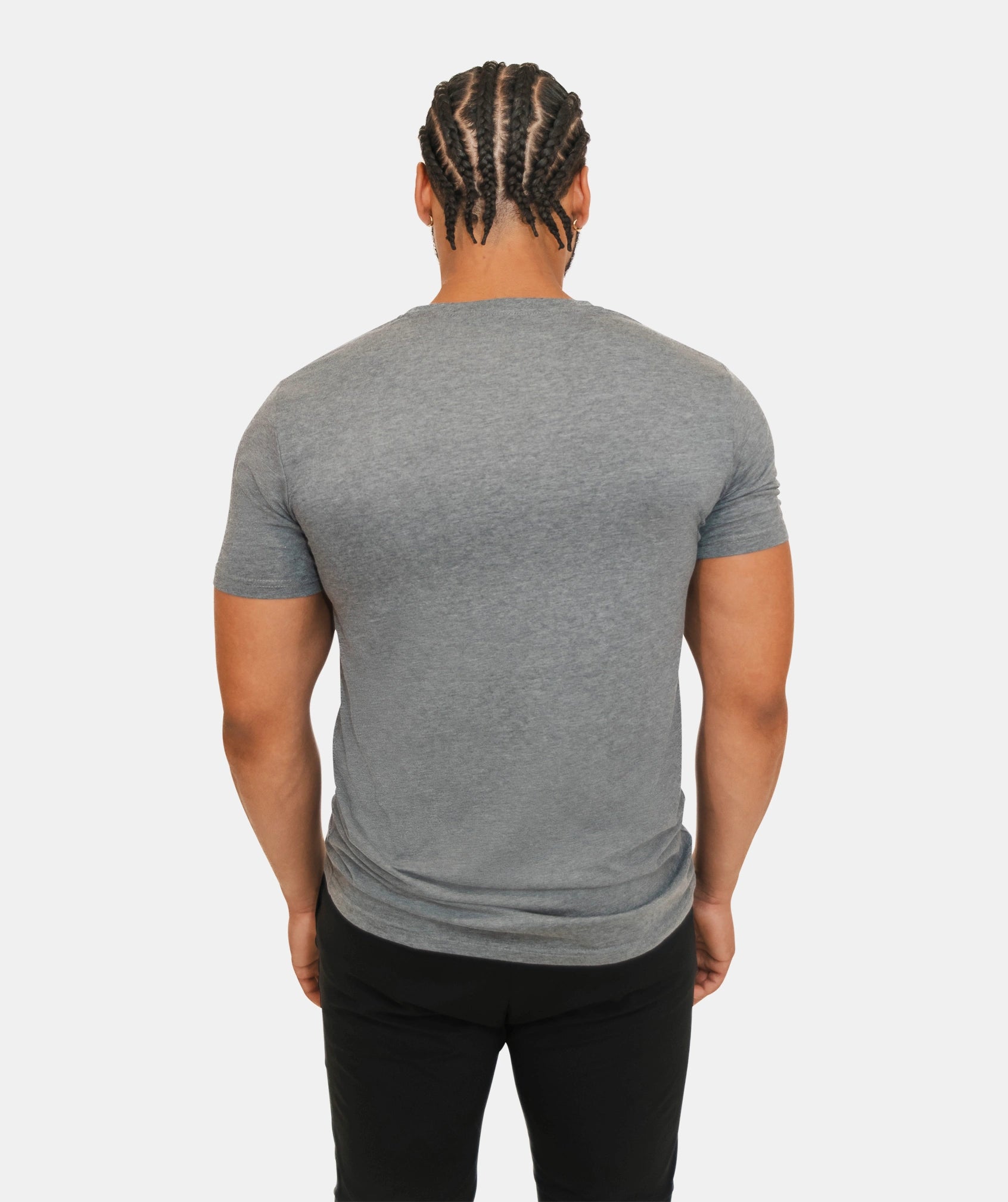 Men's Muscle Fit T Shirt - Charcoal