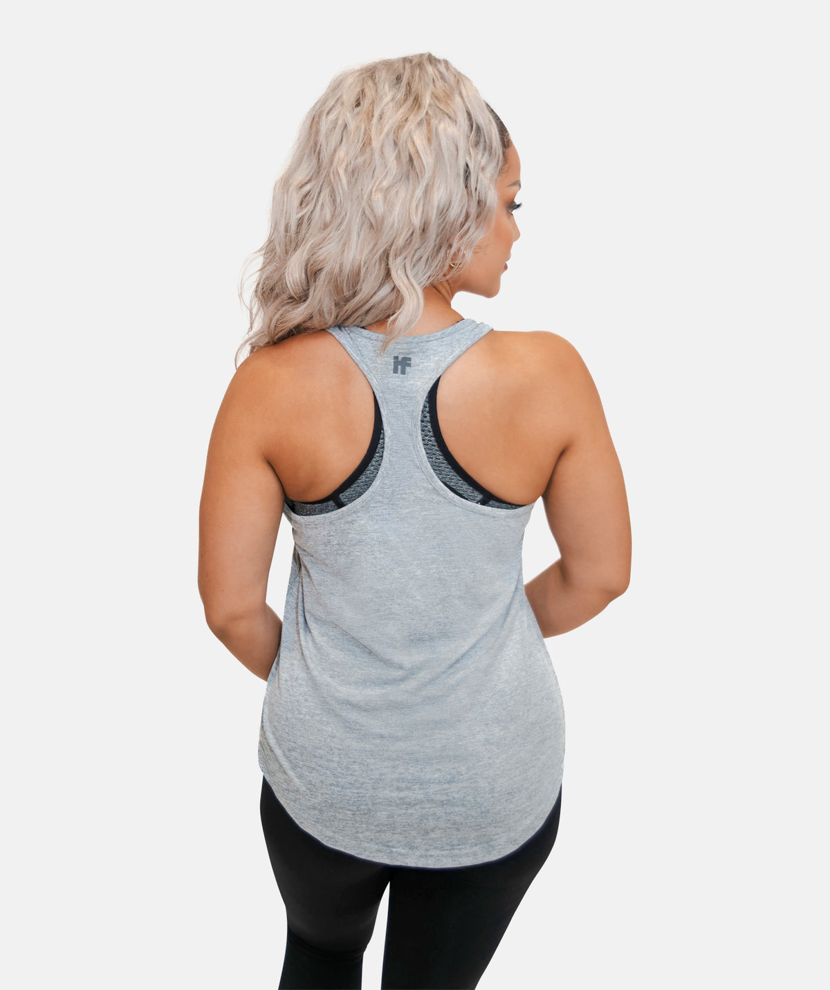 grey gym vest