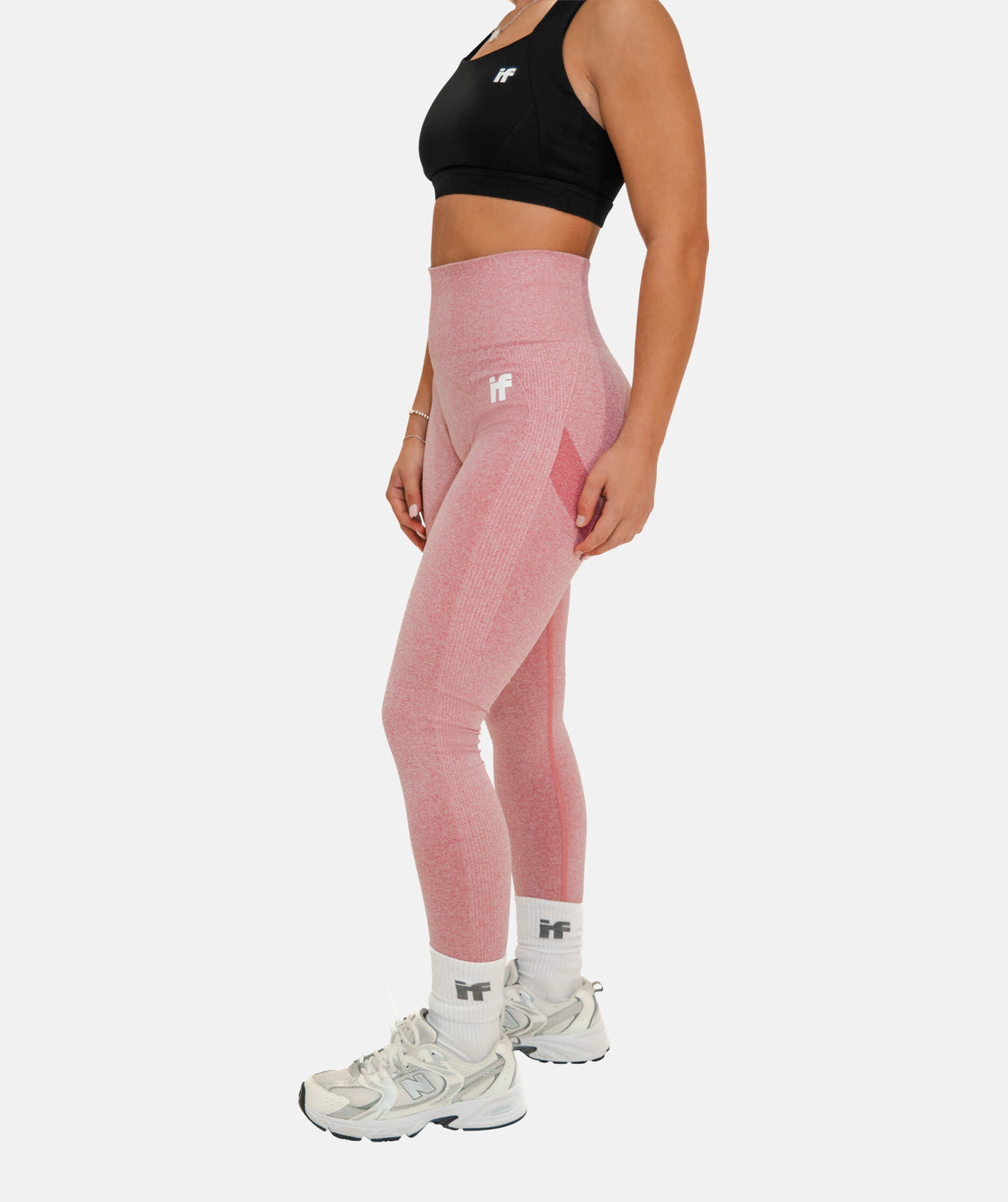 Pink workout leggings