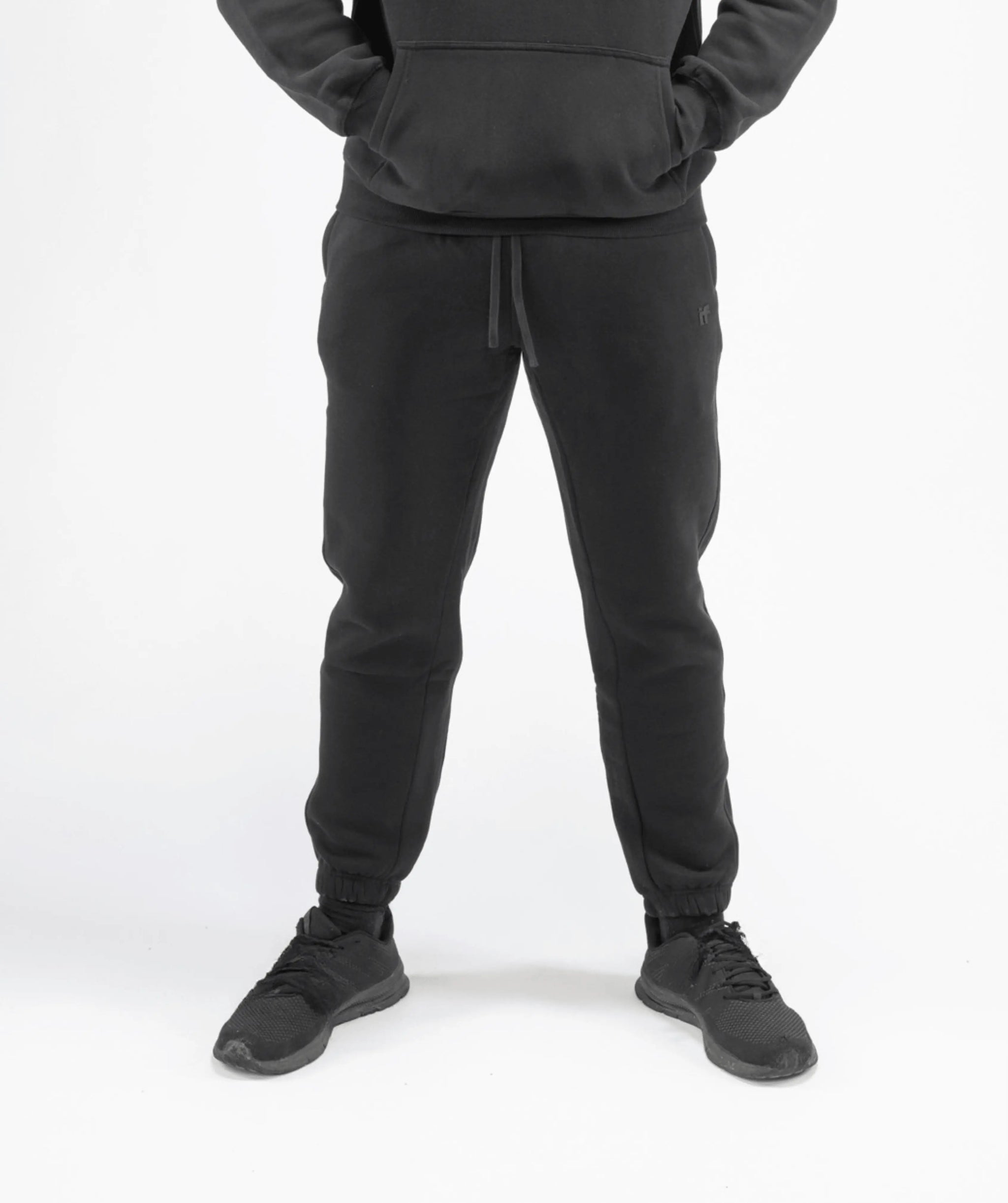 Men's Regular Fit Joggers - Black