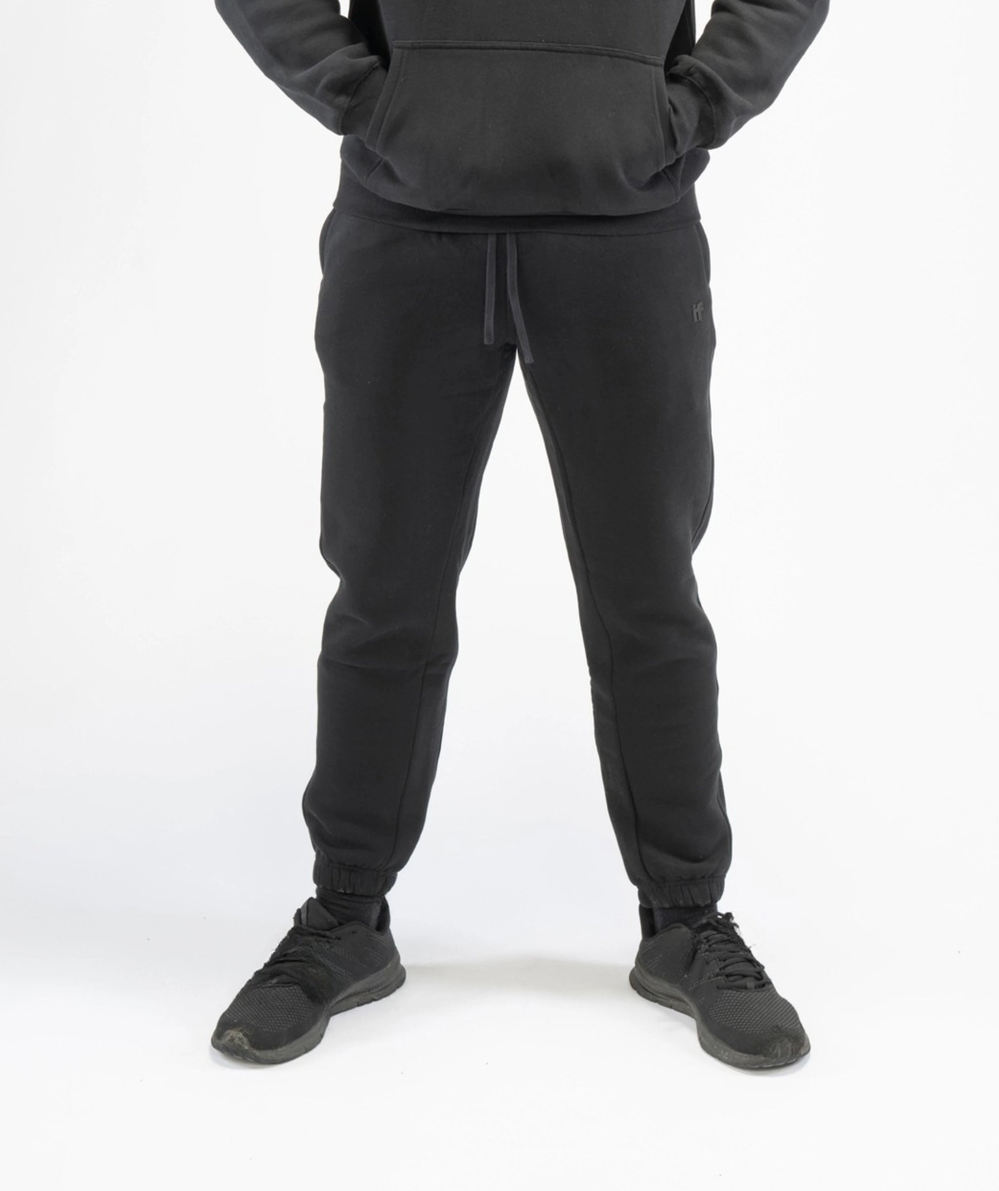 Men's Regular Fit Joggers - Black