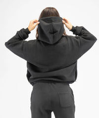 Women's Oversized Hoodie -Black