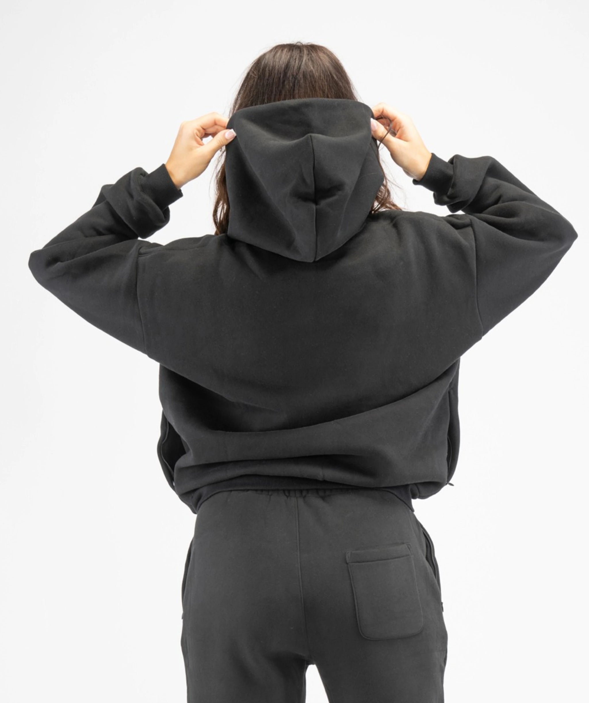 Women's Oversized Hoodie -Black