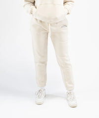 Women's Regular Fit Joggers - Creme