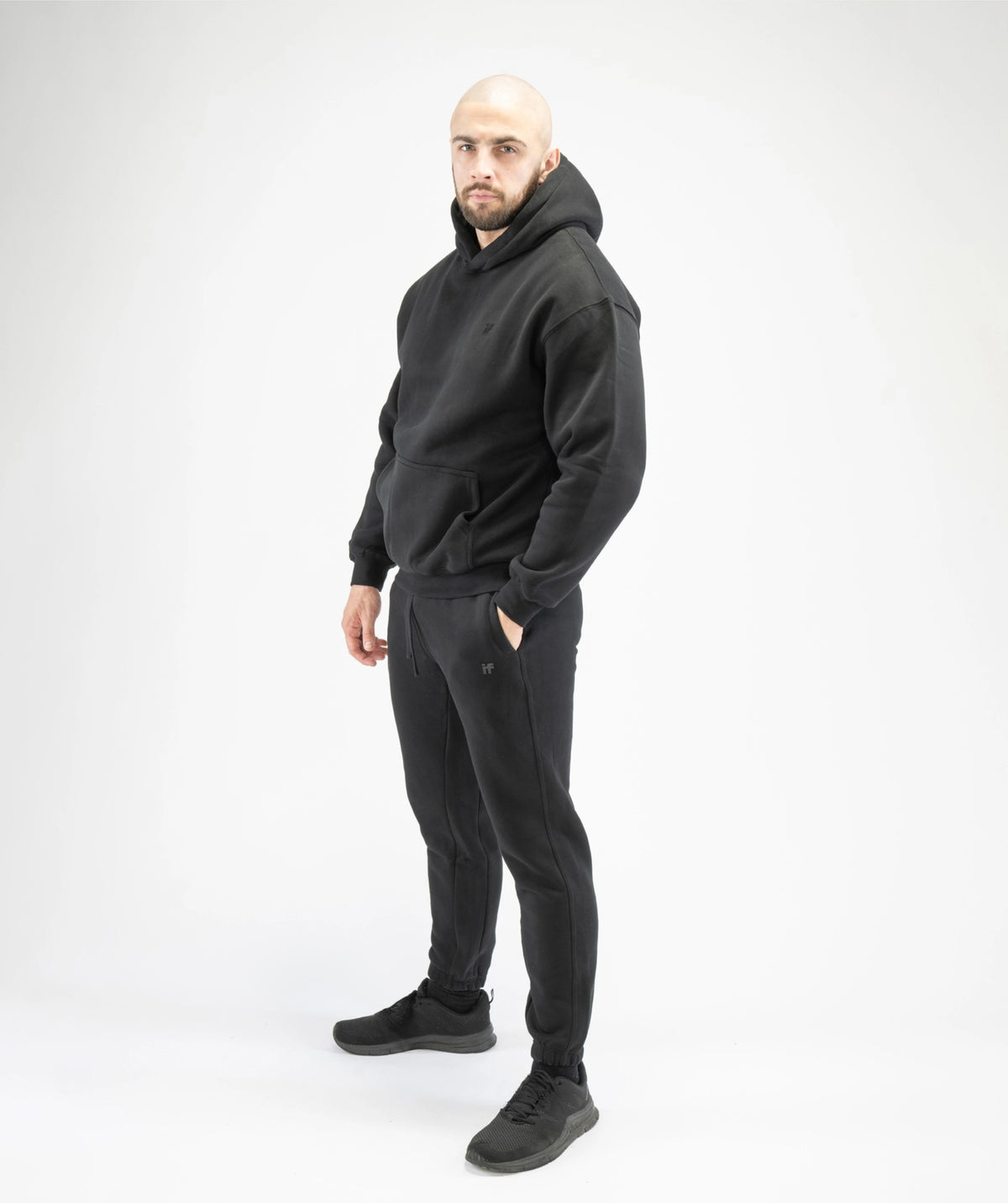 Men's Regular Fit Joggers - Black