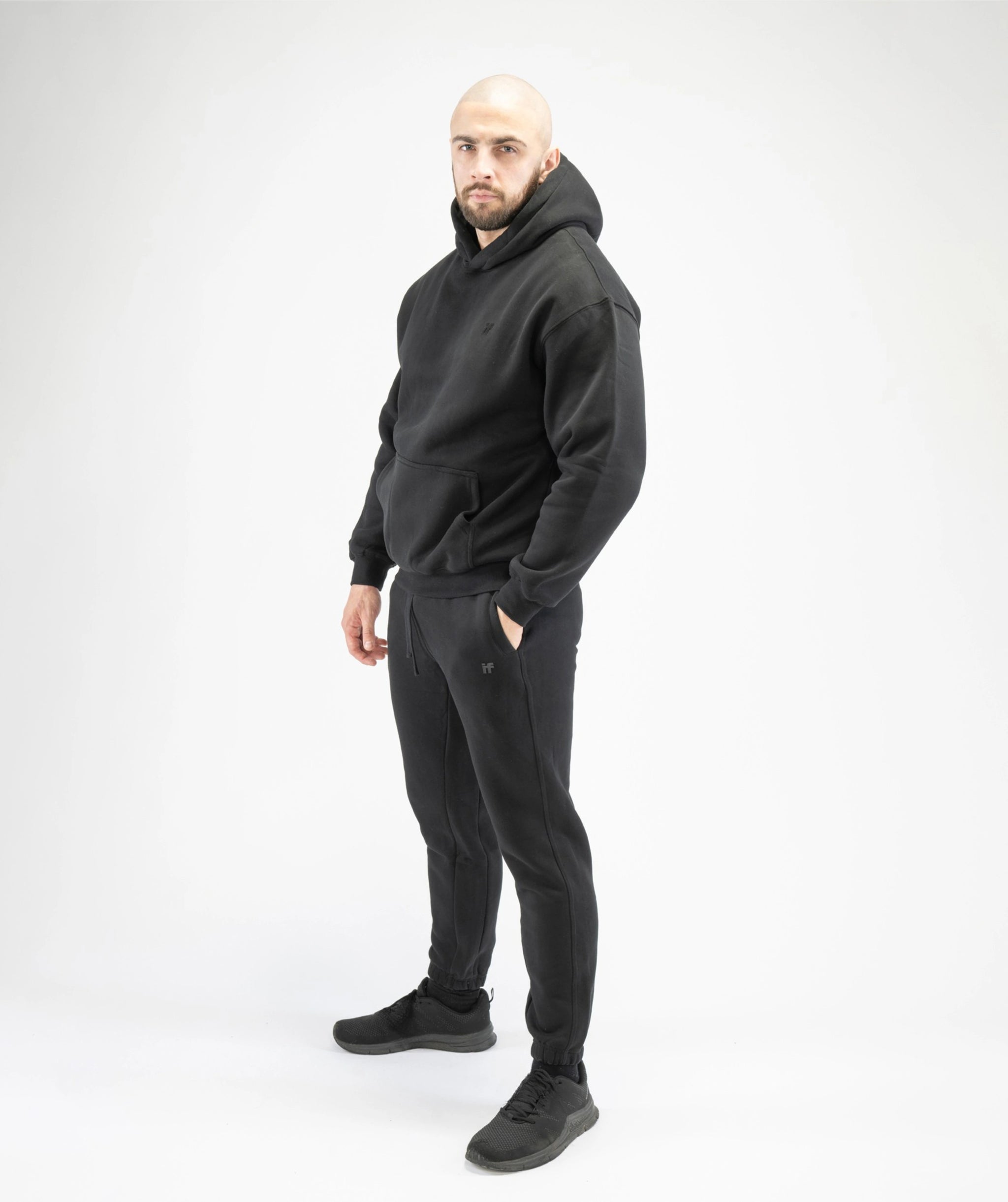 Men's Regular Fit Joggers - Black