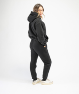 Interpro Fitness womens black joggers and hoodie gym outfit 