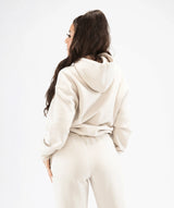 Women's Pullover Gym Hoodie - Creme
