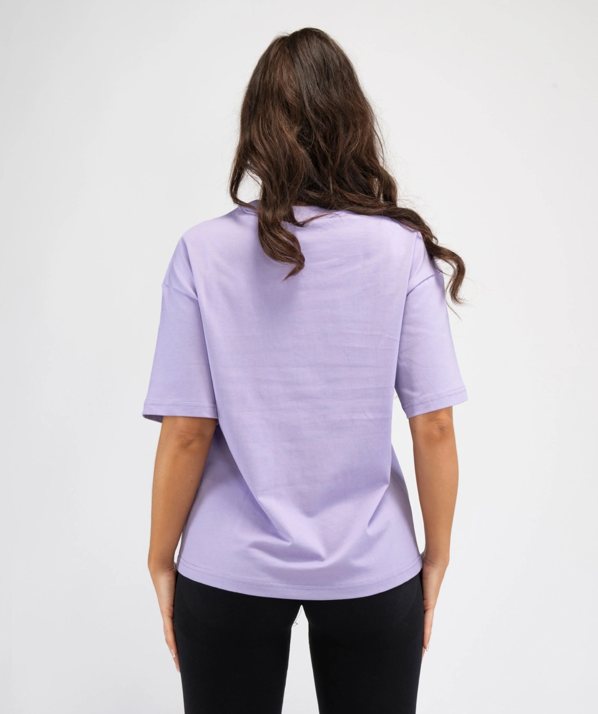 Women's Oversized Gym T Shirt - Lilac