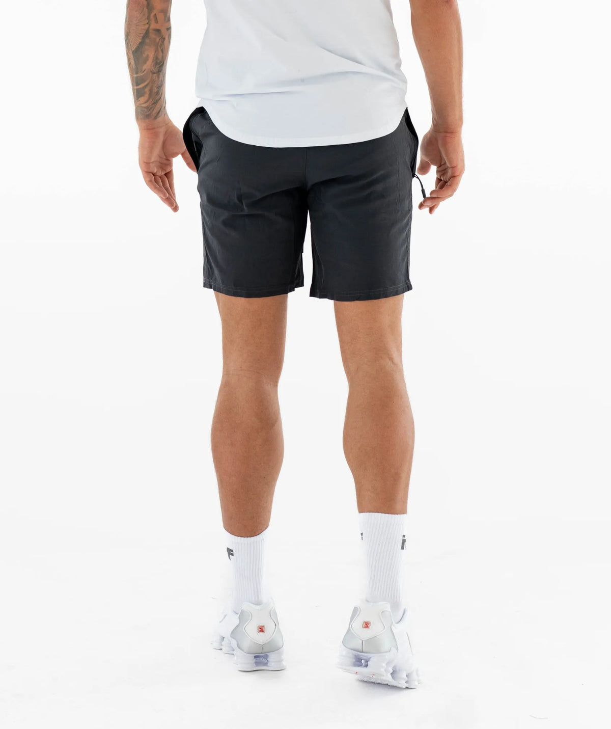black shorts 