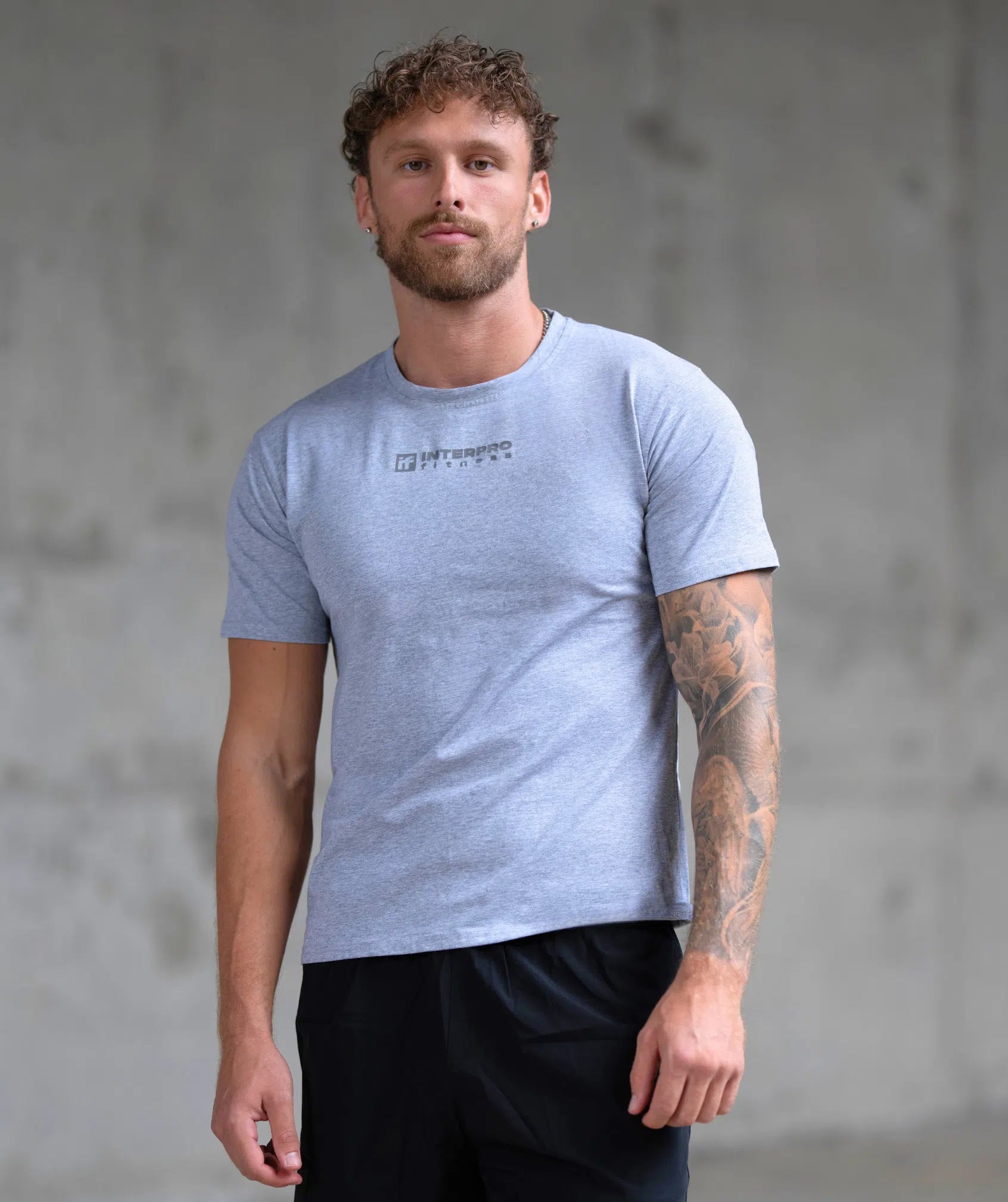 Muscle Fit T-Shirt für Herren - Grau