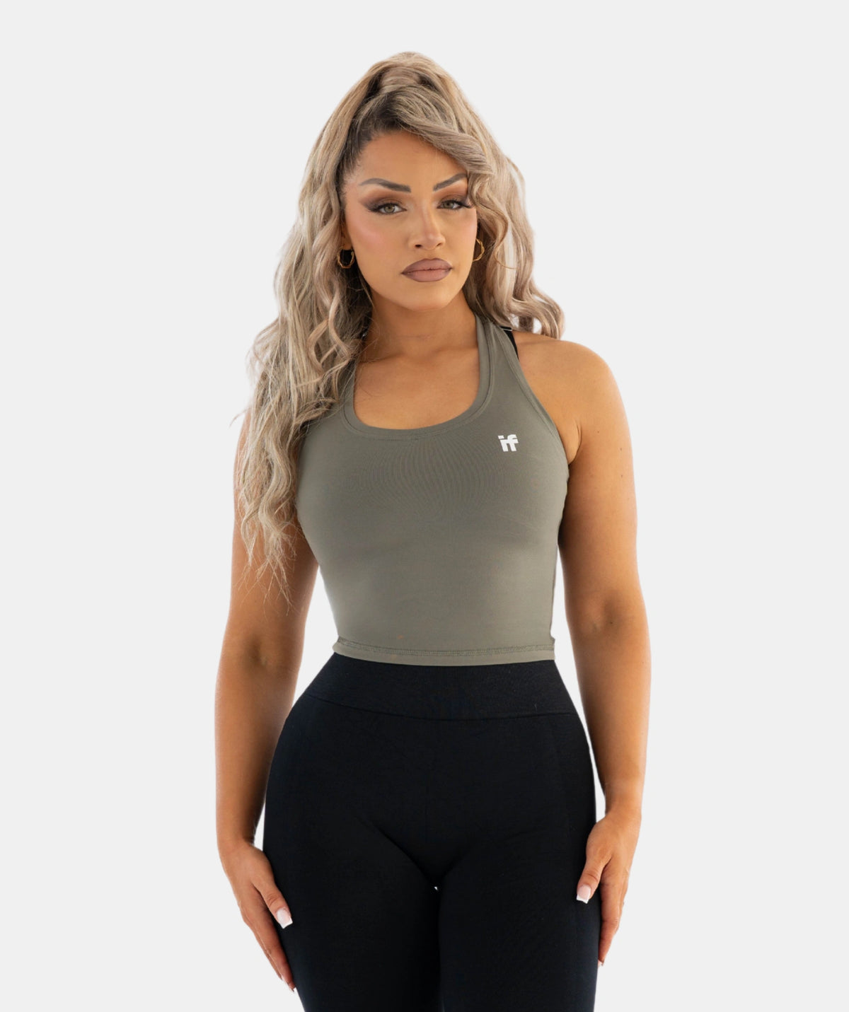 IF Khaki Womens Vest