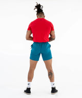 Men's Muscle Fit  Gym Tee - Red