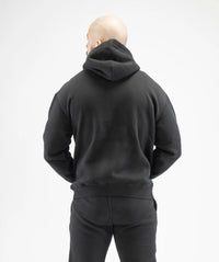 Men's Pull Over Hoodie - Black