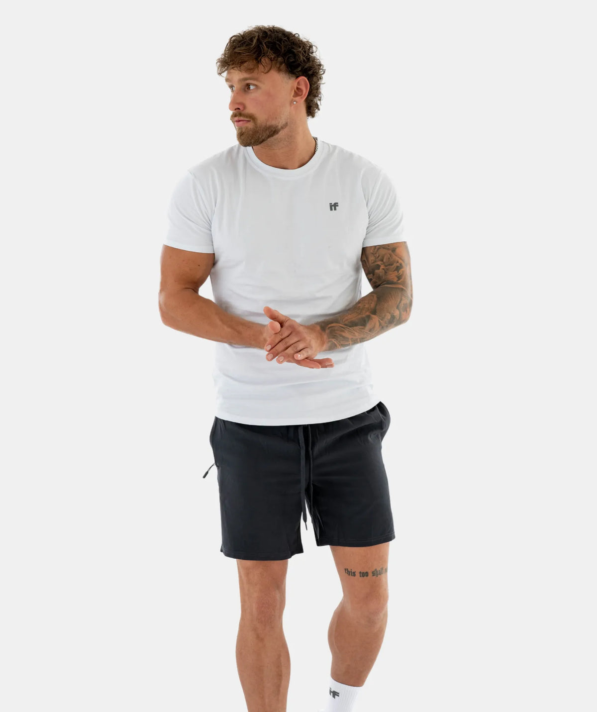 IF Mens Charcoal Shorts