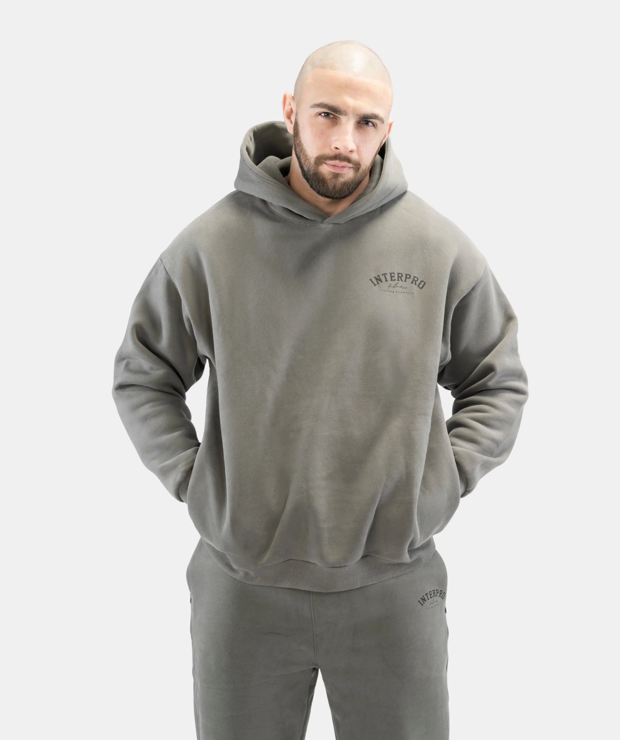 Men's Oversized Hoodie - Grey